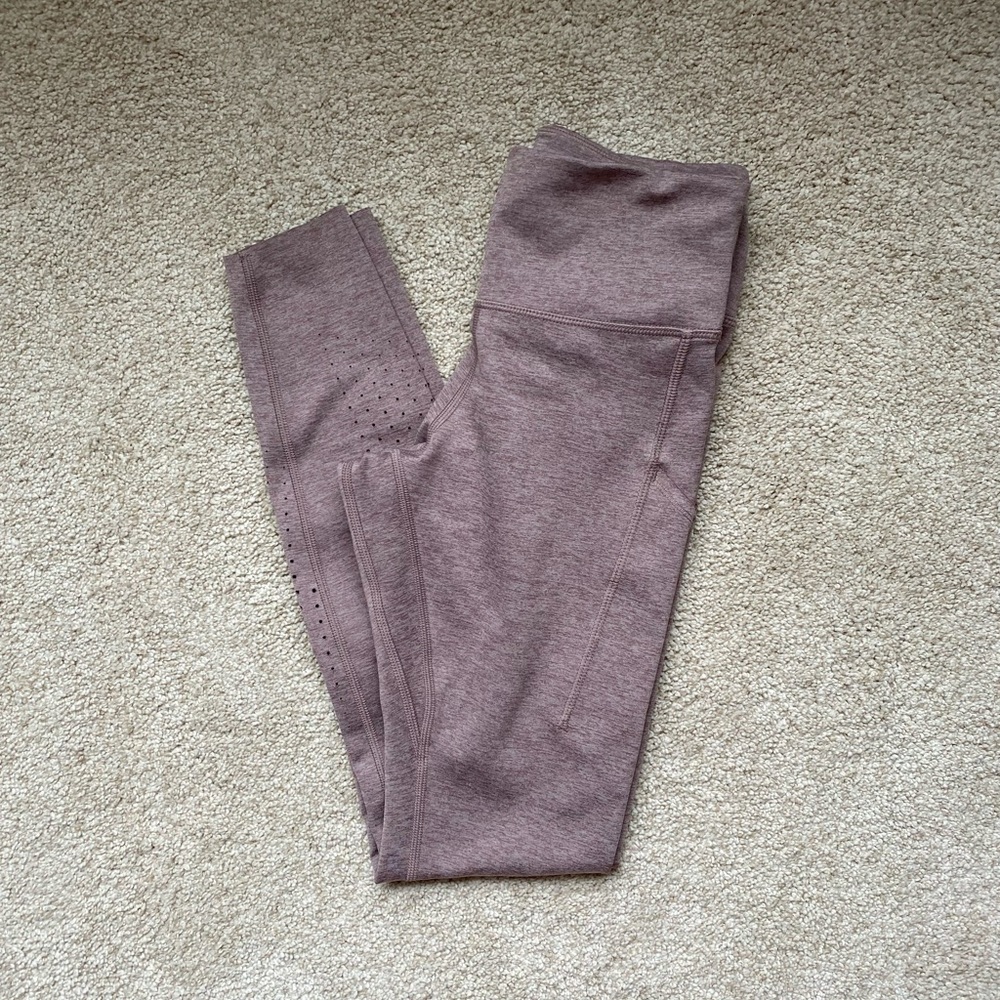 Nike Running Dri-FIT Epic Luxe Tights Size XS Mauve / Purple